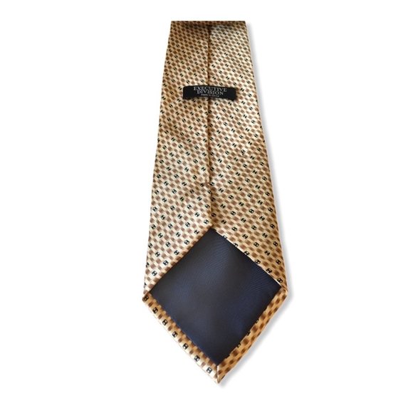 🌞3/25 Executive Division | Men's Tie Cream Brown - Picture 3 of 4